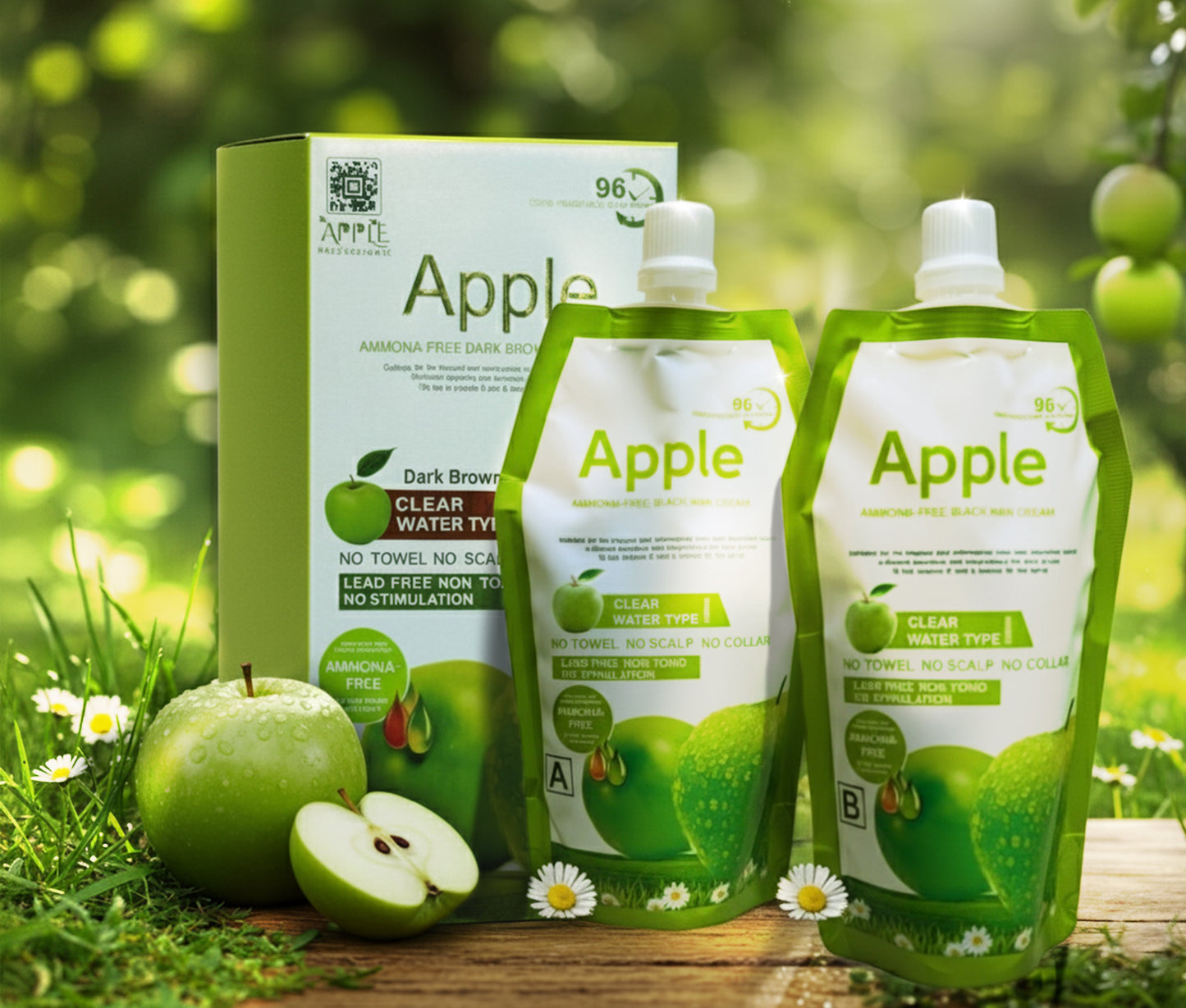 Apple Professional Hair Color Cream – Organic